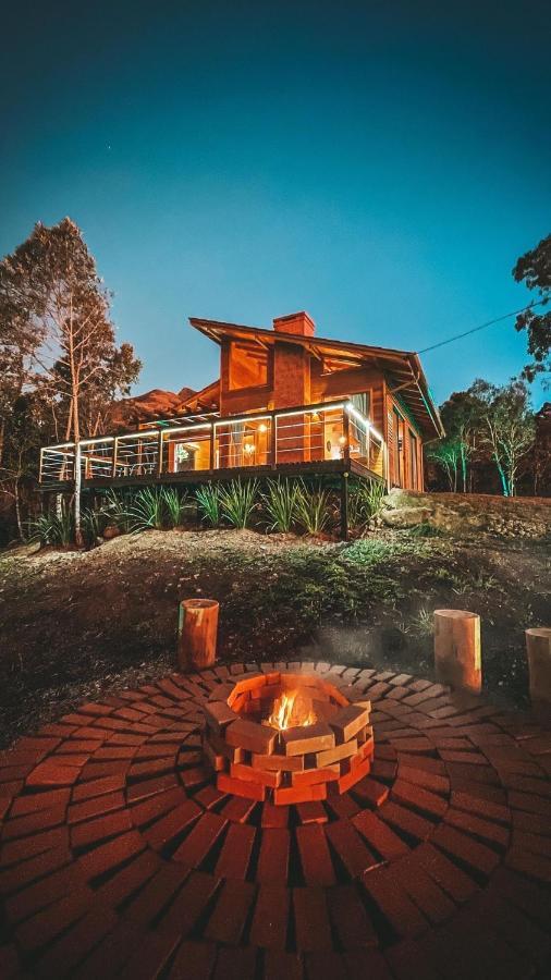 Cabana Romantica Na Serra Com Hidro, Lareira, Lagos E Trilhas Villa Bom Retiro  Buitenkant foto