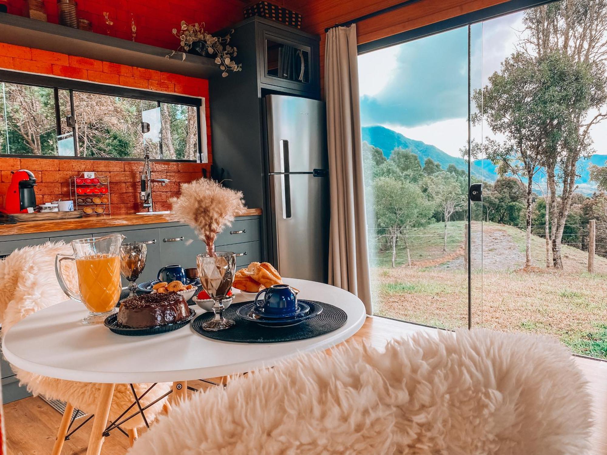 Cabana Romantica Na Serra Com Hidro, Lareira, Lagos E Trilhas Villa Bom Retiro  Buitenkant foto