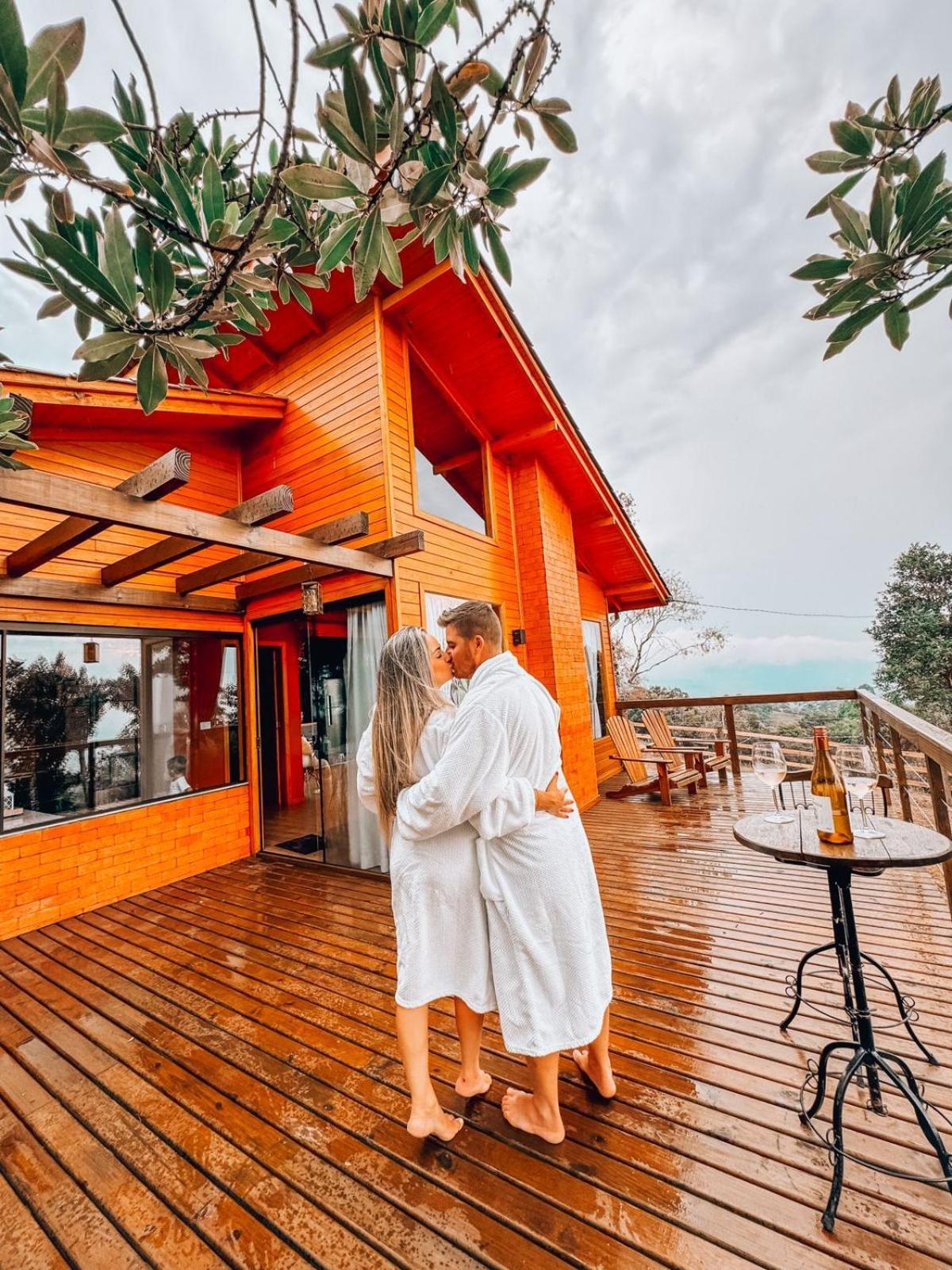 Cabana Romantica Na Serra Com Hidro, Lareira, Lagos E Trilhas Villa Bom Retiro  Buitenkant foto